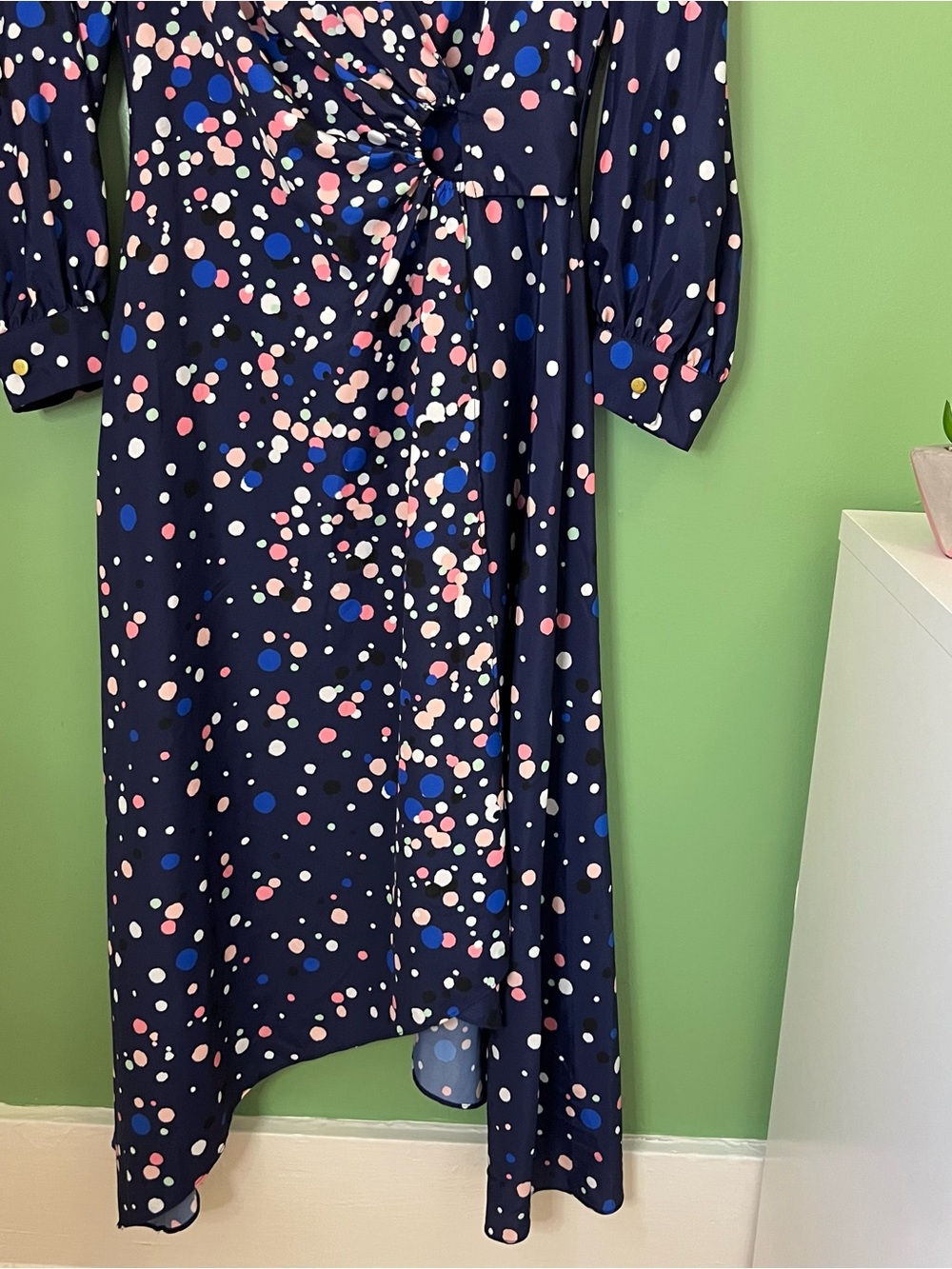 Eliza J Scatter Polka dot Dress Size 4 - Picture 4 of 10